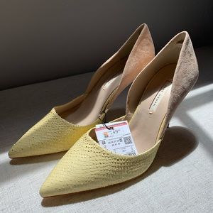 Zara two tone pumps, new with tags! Size 8